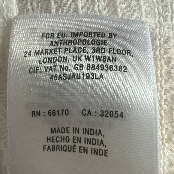 Anthropologie Akemi + Kin Embroidered Blouse. Size: M - Picture 3 of 4